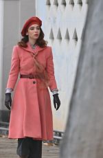 MATILDA DE ANGELIS on the Set of Across The River And Into The Trees in Venice 02/05/2021