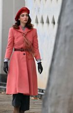 MATILDA DE ANGELIS on the Set of Across The River And Into The Trees in Venice 02/05/2021