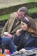 MATILDA DE ANGELIS on the Set of Across The River And Into The Trees in Venice 02/06/2021