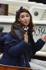 MATILDA DE ANGELIS on the Set of Across The River And Into The Trees in Venice 02/06/2021