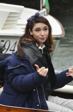 MATILDA DE ANGELIS on the Set of Across The River And Into The Trees in Venice 02/06/2021