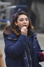 MATILDA DE ANGELIS on the Set of Across The River And Into The Trees in Venice 02/06/2021