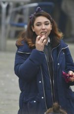 MATILDA DE ANGELIS on the Set of Across The River And Into The Trees in Venice 02/06/2021