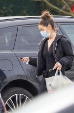 MAURA HIGGINS Shopping at Tesco in London 02/24/2021