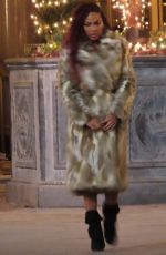 MEAGAN GOOD Out Filming in New York 02/10/2021