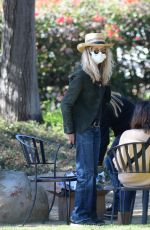 MEG RYAN and Friends at a Celebration in Park in Santa Barbara 02/02/2021