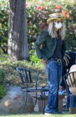 MEG RYAN and Friends at a Celebration in Park in Santa Barbara 02/02/2021