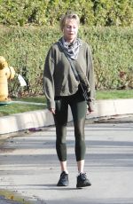 MELANIE GRIFFITH Out Hikinig in Beverly Hills 02/03/2021
