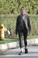 MELANIE GRIFFITH Out Hikinig in Beverly Hills 02/03/2021