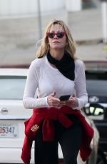 MELANIE GRIFFITH Out with a Friend in Beverly Hills 02/14/2021