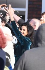 MICHELLE KEEGAN on the Set of Brassic in Manchester 02/10/2021