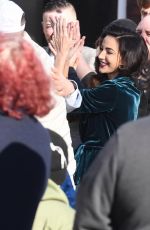 MICHELLE KEEGAN on the Set of Brassic in Manchester 02/10/2021