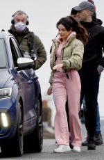 MICHELLE KEEGAN on the Set of Brassic in Manchester 02/16/2021
