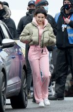 MICHELLE KEEGAN on the Set of Brassic in Manchester 02/16/2021