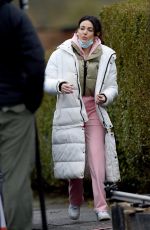 MICHELLE KEEGAN on the Set of Brassic in Manchester 02/16/2021