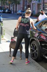 MILEY CYRUIS Out with her Dog in Beverly Hills 02/22/2021