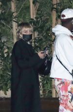 MILEY CYRUS and Lil Nas X at Nobu in Malibu 02/19/2021