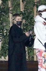 MILEY CYRUS and Lil Nas X at Nobu in Malibu 02/19/2021