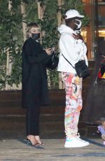 MILEY CYRUS and Lil Nas X at Nobu in Malibu 02/19/2021