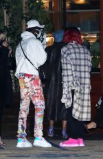 MILEY CYRUS at Nobu in Malibu 02/19/2021