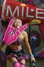 MILEY CYRUS at Super Bowl Pre-game Show 02/08/2021