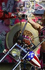 MILEY CYRUS at Super Bowl Pre-game Show 02/08/2021