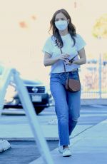 MINKA KELLY in Denim Out in Los Angeles 02/21/2021