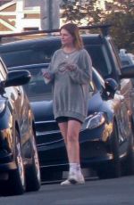 MISCHA BARTON Out and About in Los Angeles 02/24/2021