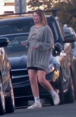 MISCHA BARTON Out and About in Los Angeles 02/24/2021