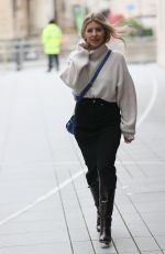 MOLLIE KING Arrives at BBC Radio 1 in Lndon 02/06/2021