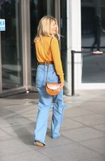 MOLLIE KING Arrives at BBC Radio 1 in London 02/05/2021