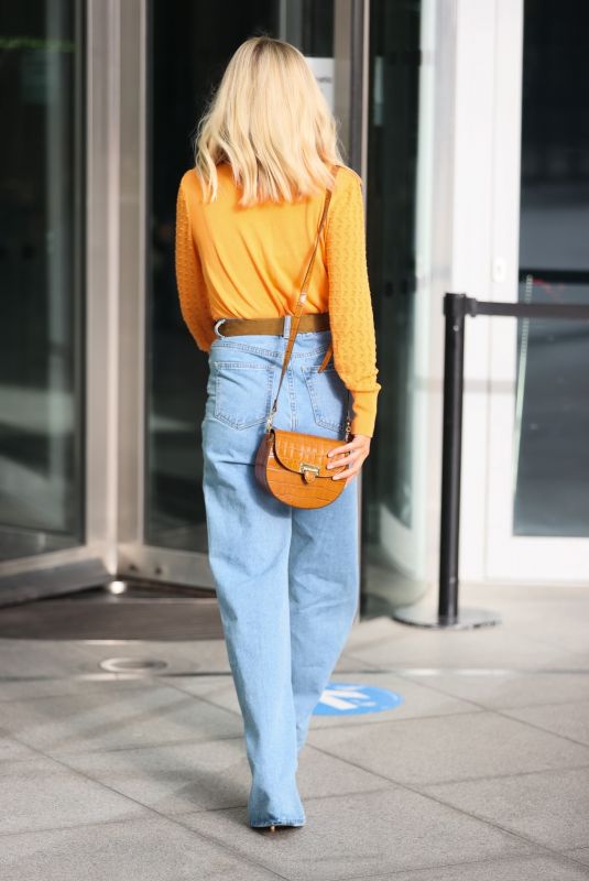 MOLLIE KING Arrives at BBC Radio 1 in London 02/05/2021