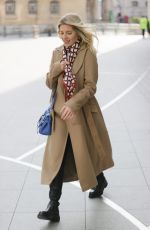 MOLLIE KING Arrives at BBC Studios in London 02/13/2021