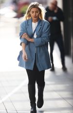 MOLLIE KING Show Her Engagement Ring Out in London 02/12/2021