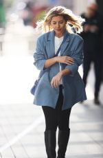 MOLLIE KING Show Her Engagement Ring Out in London 02/12/2021