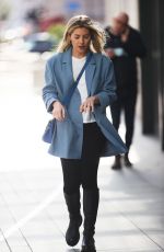 MOLLIE KING Show Her Engagement Ring Out in London 02/12/2021