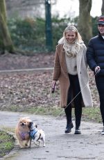 MOLLY SMITH and Callum Jones Out with Their Dogs in Manchester 02/06/2021