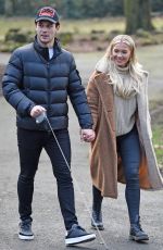 MOLLY SMITH and Callum Jones Out with Their Dogs in Manchester 02/06/2021