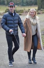 MOLLY SMITH and Callum Jones Out with Their Dogs in Manchester 02/06/2021