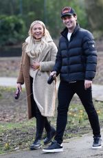 MOLLY SMITH and Callum Jones Out with Their Dogs in Manchester 02/06/2021