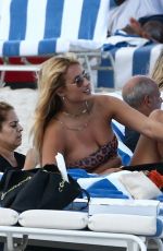 MONTANA TUCKER in Bikini at a Beach in Miami 02/12/2021