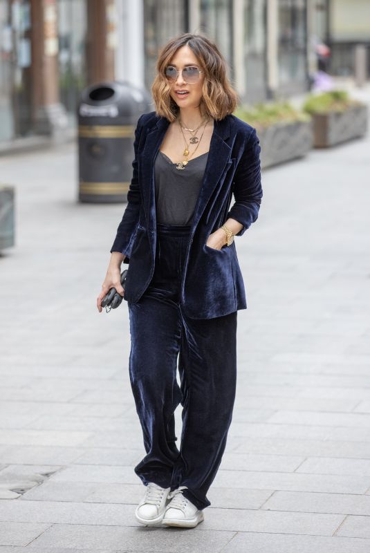 MYLEENE KLASS Arrives at Global Studios in London 02/19/2021