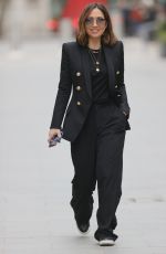 MYLEENE KLASS Arrives at Smooth Radio in London 02/13/2021