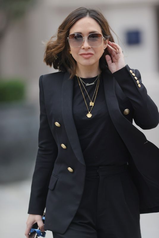 MYLEENE KLASS Arrives at Smooth Radio in London 02/13/2021