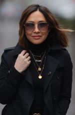 MYLEENE KLASS Arrives at Smooth Radio in London 02/15/2021