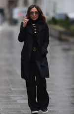 MYLEENE KLASS Arrives at Smooth Radio in London 02/15/2021