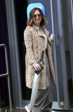 MYLEENE KLASS Arrives at Smooth Radio in London 02/16/2021