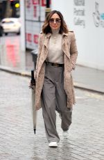 MYLEENE KLASS Arrives at Smooth Radio in London 02/16/2021