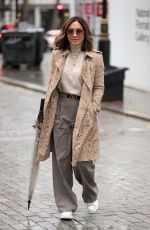 MYLEENE KLASS Arrives at Smooth Radio in London 02/16/2021