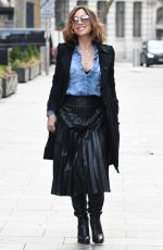 MYLEENE KLASS Arrives at Smooth Radio Studios in London 02/04/2021